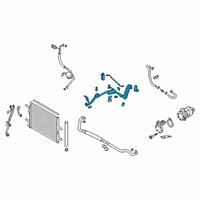 OEM 2019 Hyundai Kona Electric Tube Assembly-Suction & Liquid Diagram - 97775-K4300
