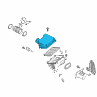 OEM Nissan Titan Air Cleaner Cover Diagram - 16526-EZ31A