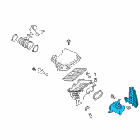 OEM 2021 Nissan Titan Duct Assembly Air Diagram - 16554-EZ30C