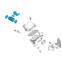 OEM 2017 Nissan NV3500 Pipe Assembly Air Diagram - 16576-EZ30C