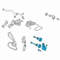 OEM Honda Odyssey Tensioner Assy., Auto Diagram - 31170-RYE-A01