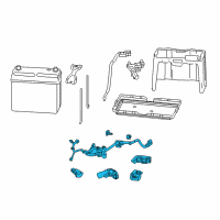 OEM 2013 Acura ILX Sub-Wire, Starter Diagram - 32111-R9B-A00