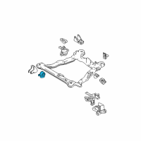 OEM 2006 Hyundai Elantra Bracket Assembly-Roll Stopper, Front Diagram - 21910-2D000