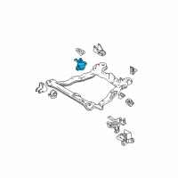 OEM 2003 Hyundai Elantra Bracket Assembly-Engine Mounting Diagram - 21810-2C200