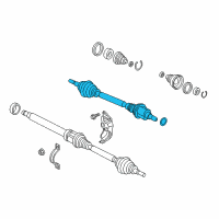 OEM Ford Fiesta Axle Assembly Diagram - CV1Z-3B437-A