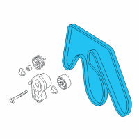 OEM 2022 Infiniti Q50 Belt-Fan Diagram - 11720-5CA0B