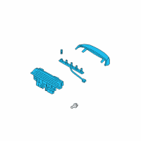 OEM Kia Rio Lamp Assembly-High Mounted Diagram - 92700FD50008