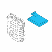 OEM Kia Soul EV Valve Body Oil Filter Assembly Diagram - 463212F000