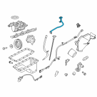 OEM 2009 Lincoln Navigator Oil Pipe Diagram - 3L3Z-6622-AB