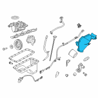 OEM Lincoln Navigator Shield Diagram - 9L3Z-6N634-A