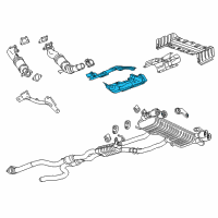 OEM 2019 Chevrolet Camaro Heat Shield Diagram - 23331876