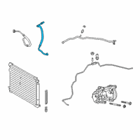 OEM 2022 Lexus ES250 Hose Sub-Assembly, SUCTI Diagram - 88704-33630