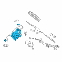 OEM 2005 Toyota Prius Washer Reservoir Diagram - 85315-47060