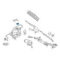 OEM Toyota Prius Reservoir Cap Diagram - 85316-12221