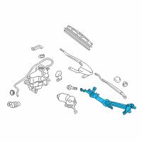 OEM 2006 Toyota Prius Wiper Linkage Diagram - 85150-47070