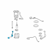 OEM Pontiac G8 Fuel Tank Meter/Pump SENDER Diagram - 92203247