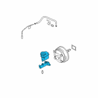 OEM 2006 Hyundai Sonata Cylinder Assembly-Brake Master Diagram - 58510-3K200