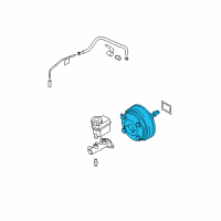 OEM Hyundai Sonata Booster Assembly-Brake Diagram - 59110-3K300