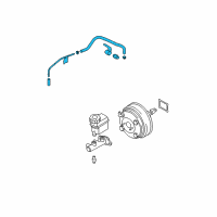 OEM Hyundai Sonata Hose Assembly-Brake Booster Vacuum Diagram - 59130-3K800