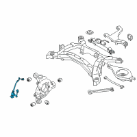 OEM Infiniti G37 Sensor Assy-Height, Rear Diagram - 53820-JK700