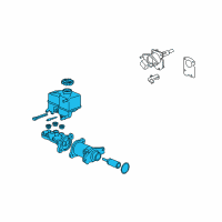 OEM 2013 Chevrolet Tahoe Cylinder Asm-Brake Master Diagram - 22936000
