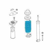 OEM 2015 BMW 328d xDrive Rear Coil Spring Diagram - 33-53-6-855-952