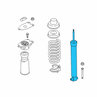 OEM 2020 BMW 430i Rear Shock Absorber Diagram - 33-52-6-873-764