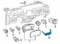 OEM 2022 Toyota Corolla Cross Heater Control Diagram - 55900-0A070-B0