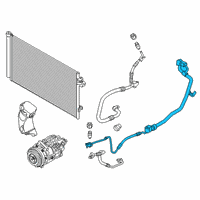 OEM 2020 BMW M760i xDrive Refrigerant Line, Double Pipe Diagram - 64-53-9-324-810