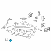 OEM 2013 BMW ActiveHybrid 3 Compensating Element Diagram - 63-12-7-280-779