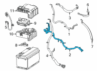 OEM 2022 Cadillac Escalade ESV Negative Cable Diagram - 84703930