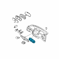 OEM Kia Sportage Control Assembly-Heater Diagram - 972501F150