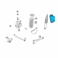 OEM 2008 Ford F-250 Super Duty Upper Bracket Diagram - 8C3Z-5A306-B