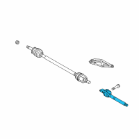 OEM 2022 Kia Sportage Bearing Bracket & Shaft Diagram - 49560D9140