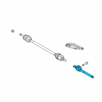 OEM 2019 Kia Sportage Bearing Bracket & Shaft Diagram - 49560D9140