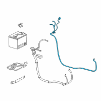 OEM 2007 Chevrolet Monte Carlo Negative Cable Diagram - 19115414