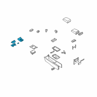 OEM 2008 Infiniti G35 FINISHER-Console Indicator Diagram - 96941-JK81A