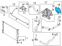 OEM Hyundai Gasket-Thermostat Housing Diagram - 25623-2S000