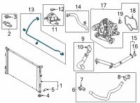 OEM Hyundai Tucson HOSE Diagram - 25451-N9600