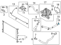 OEM 2021 Hyundai Santa Fe O-Ring Diagram - 25462-2S500