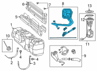 OEM 2022 Ram 2500 Tube-Fuel Filler Diagram - 68312861AD