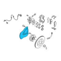 OEM Nissan Xterra Plate-BAFFLE Diagram - 41150-EA000
