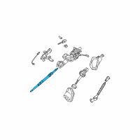 OEM 2004 Toyota 4Runner Upper Shaft Diagram - 45210-35250