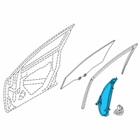 OEM 2016 Scion iA Window Regulator Diagram - 69802-WB002