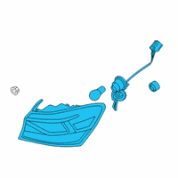 OEM Kia Forte Lamp Assembly-Rear Comb Diagram - 92401M7000