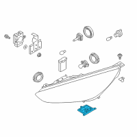 OEM Ford Focus Ballast Diagram - F1EZ-13C170-A