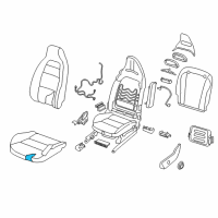 OEM 2018 Infiniti QX30 Pad Assy-Cushion, Front Seat LH Diagram - 87311-5DA1A