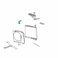 OEM 2002 Ford F-350 Super Duty Upper Hose Diagram - F81Z-8260-AB