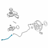 OEM 2016 BMW X1 Vacuum Pipe Diagram - 11-66-8-513-331