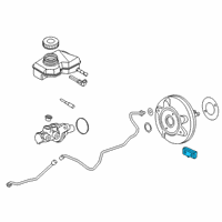 OEM BMW 530i xDrive Pressure Sensor Diagram - 34-33-6-875-605